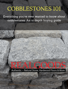 Cobblestones 101